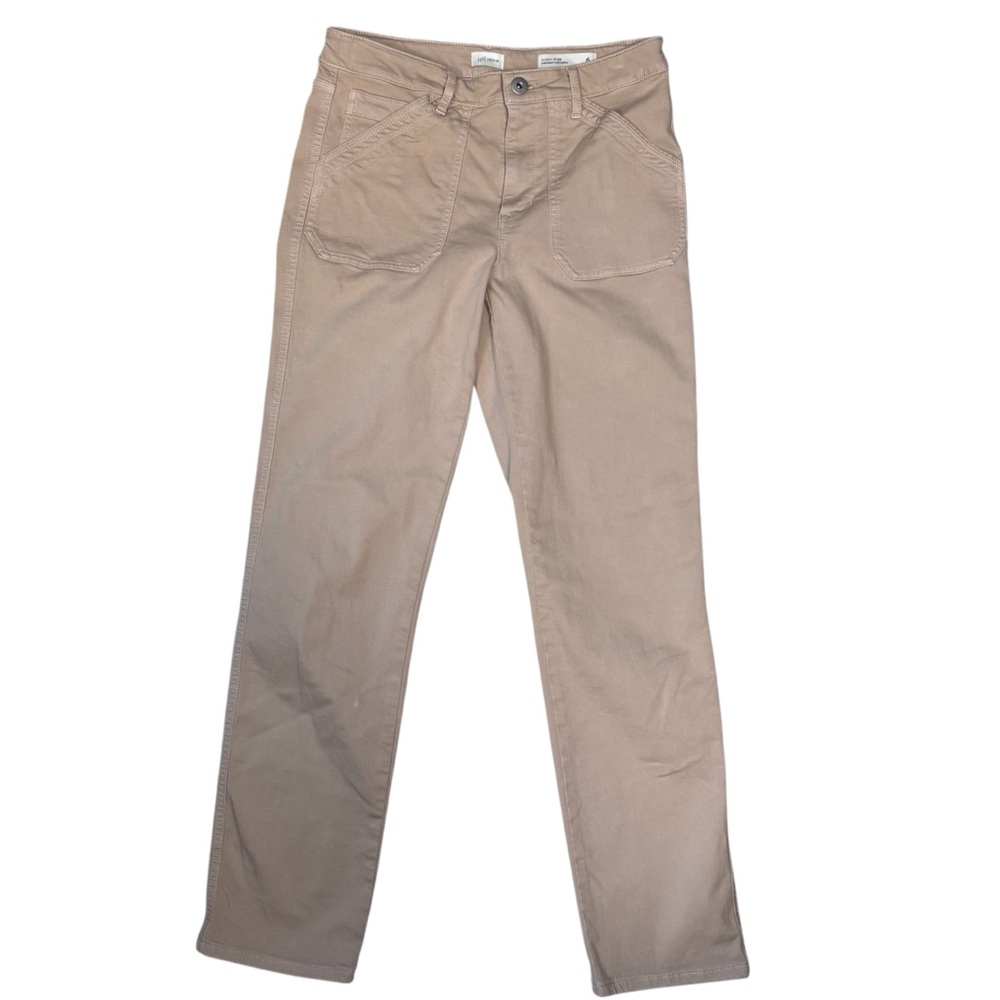 J.Jill High Rise Straight Leg Ankle Jeans | Tan | Size 6